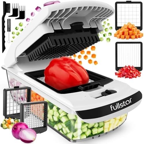 Vegetable Slicer Chopper | Manual Mandoline Cutter Grinder | Multi-Function Fruit & Vegetable Slic